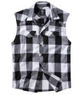 Chemise à carreaux sans manches Brandit