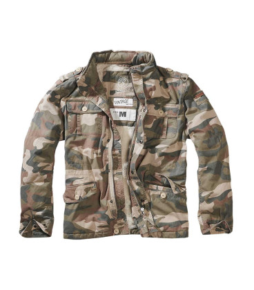 Veste Brandit Britannia Ripstop - Veste Militaire Homme Imperméable Veste Britannia Capuche Cachée