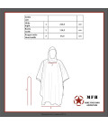 US Poncho, Rip stop, noir, taille: 144 x 223 cm - Surplus militaire
