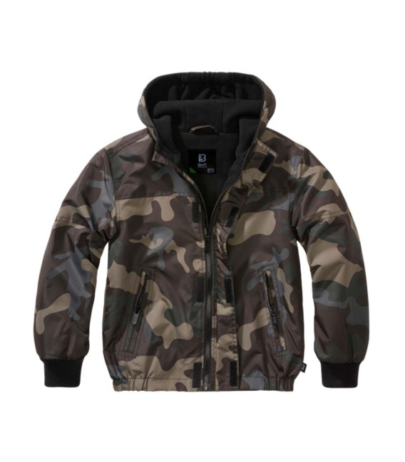 Coupe-vent Zip frontal pour enfants Windbreaker Brandit