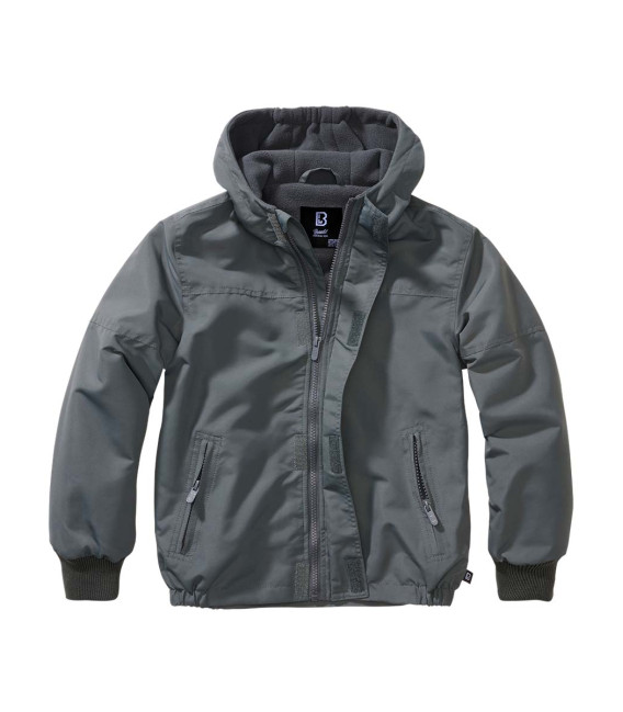 Coupe-vent Zip frontal pour enfants Windbreaker Brandit