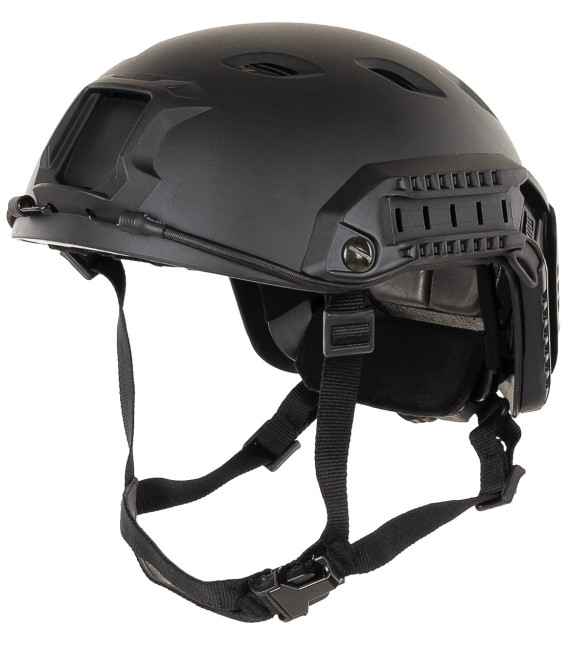 Casque US, "FAST-Parachut." noir, ABS-plastique - Surplus militaire