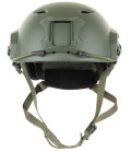Casque US, "FAST-Parachut." vert, ABS-plastique - Surplus militaire