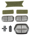 Casque US, "FAST-Parachut." vert, ABS-plastique - Surplus militaire