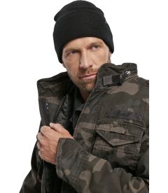 Veste Parka Militaire Brandit M65 - Taille Géante, Camouflage Noir - Coton, Doublure Chaude - Neuf Avec étiquettes