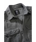Chemise Vintage Brandit Long Sleeve Noir
