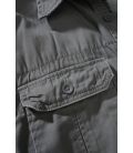 Chemise Vintage Brandit Long Sleeve Noir