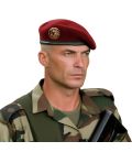 Béret Militaire Amarante (Rouge) de l'armée