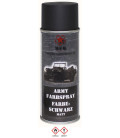 spray paint armée, NOIR, mat, 400 ml - Surplus militaire