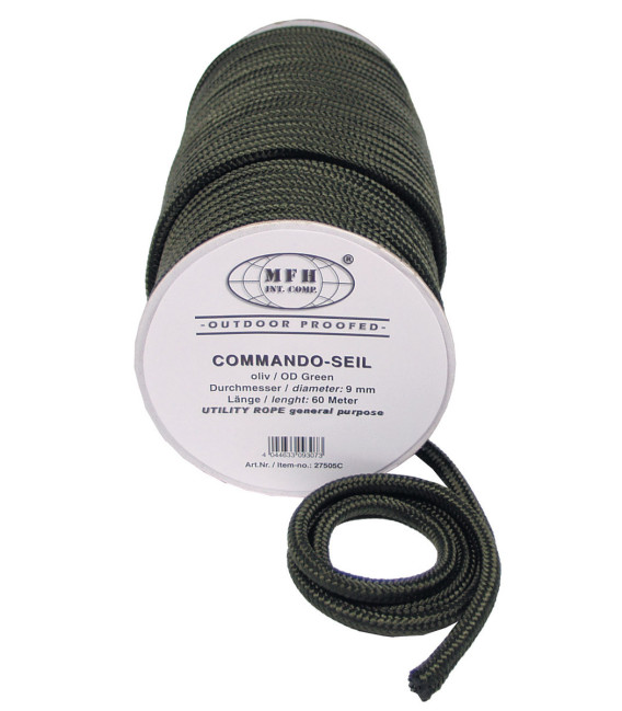 drisse, kaki, 9mm, 60 m - Surplus militaire