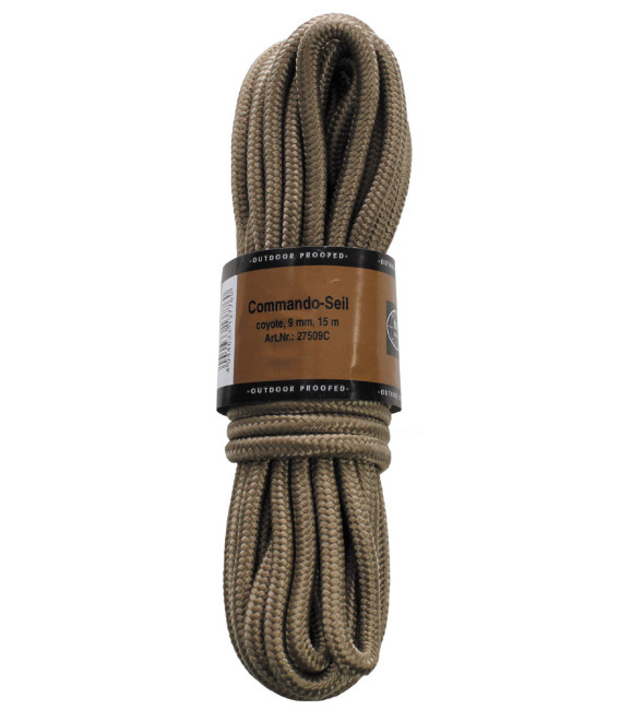 corde, coyote, 9mm, 15 m - Surplus militaire