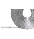 fil de fer barbelé, métal, 120 m, diamètre rouleau 30 cm - Surplus militaire