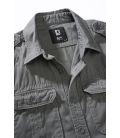Chemise vintage manches courtes Kaki Brandit