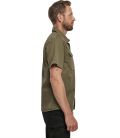 Chemise vintage manches courtes Kaki Brandit
