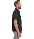 Chemise vintage manches courtes Noir Brandit