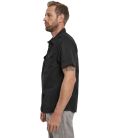 Chemise vintage manches courtes Noir Brandit