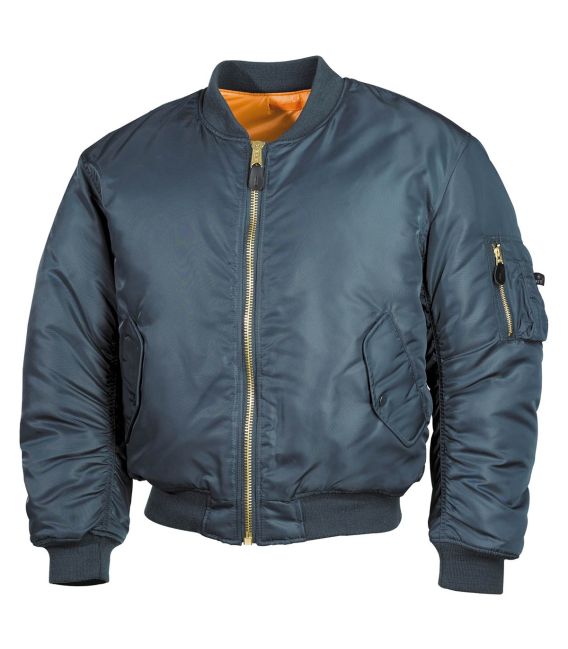 Bombers homme Militaire aviateur MA1 bleu alpha