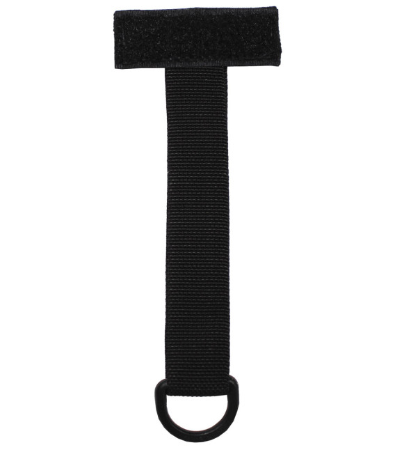 porte-cles, "MOLLE" Adapter, noir, longueur 13 cm - Surplus militaire