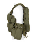Gilet tactical kaki, nombreuses de poches - Surplus militaire