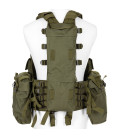 Gilet tactical kaki, nombreuses de poches - Surplus militaire