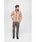 Veste polaire peluche Teddyfleece Jacket Beige Brandit
