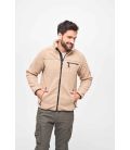 Veste polaire peluche Teddyfleece Jacket Beige Brandit