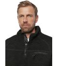 Sweat polaire en peluche Teddyfleece Troyer Brandit Noir
