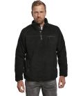 Sweat polaire en peluche Teddyfleece Troyer Brandit Noir