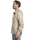 Chemise militaire US Brandit Beige manches longues