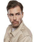 Chemise militaire US Brandit Beige manches longues