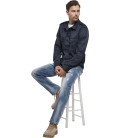 Chemise militaire US Brandit Marine manches longues