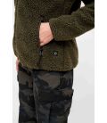 Veste polaire à capuche femme Teddy Brandit Kaki