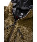 Veste polaire à capuche femme Teddy Brandit Kaki