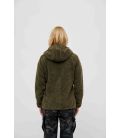 Veste polaire à capuche femme Teddy Brandit Kaki