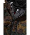 Veste polaire à capuche femme Teddy Brandit Woodland (US)
