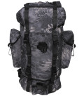 BW sac a dos de combat, 65 l, snake noir, mod. - Surplus militaire