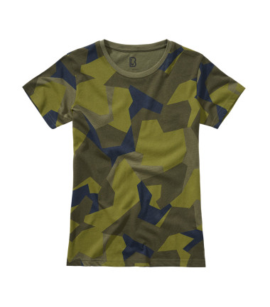 T-shirt femme Brandit camouflage su&eacute;dois