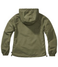 Zip frontal coupe-vent d'été pour femme Windbreaker Brandit
