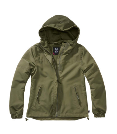 Coupe-vent l&eacute;ger femme Windbreaker Brandit Kaki
