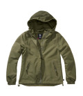 Zip frontal coupe-vent d'été pour femme Windbreaker Brandit