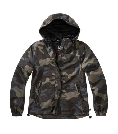 Coupe-vent l&eacute;ger femme Windbreaker Brandit Darkcamo