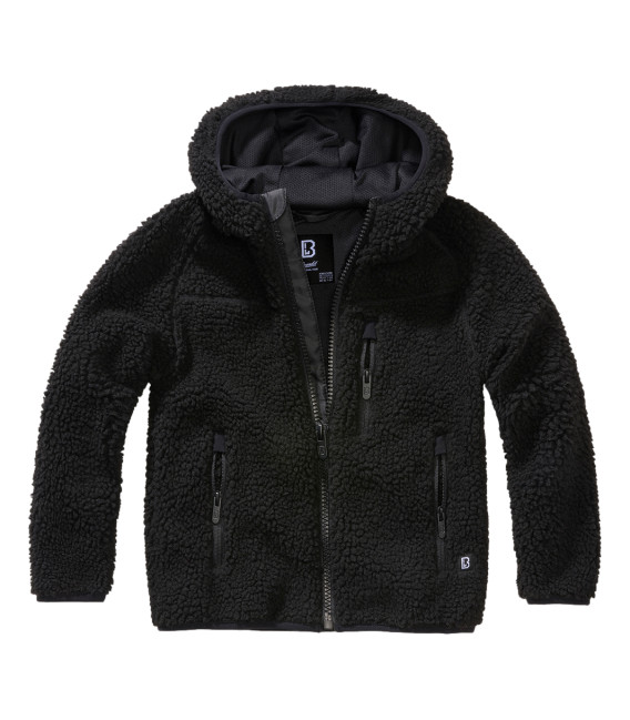 Veste polaire enfant Teddy capuche Teddyfleecejacket Brandit