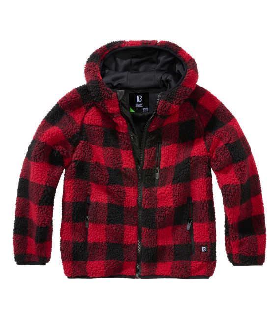 Veste polaire enfant Teddy capuche Teddyfleecejacket Brandit