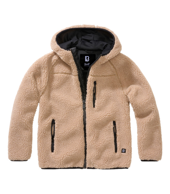 Veste polaire enfant Teddy capuche Teddyfleecejacket Brandit