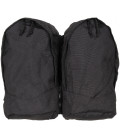 Sac à dos, "Alpin110", noir, 2 poches latérales détachables - Surplus militaire