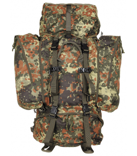 Sac à dos,"Alpin110", BW camo, 2 poches latérales détachables - Surplus