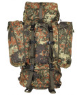 Sac à dos,"Alpin110", BW camo, 2 poches latérales détachables - Surplus