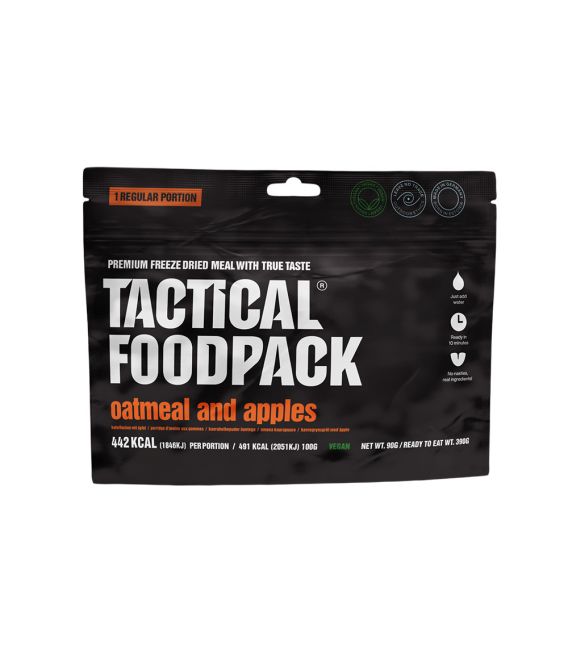 Ration de survie - Flocons d'avoine aux pommes Tactical Foodpack