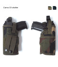 Holster militaire camouflage, Attaches Molles - Surplus militaire
