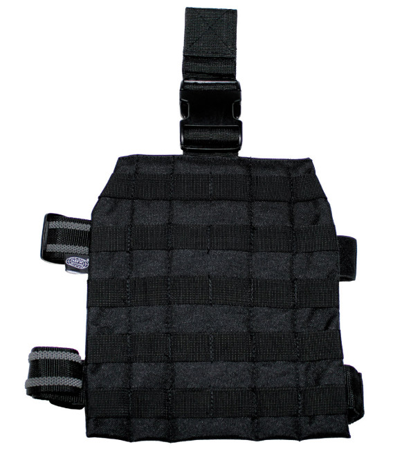 Plateau porteur système Molle, fixation pied, noir - Surplus militaire